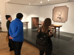 Scenes from the furniture portion of the "Tsinghua Treasures: Exhibition of Tsinghua University Art Museum Collection." December 8, 2017. Photograph by Jason Jackson.