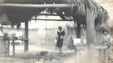 Kendall's First Visit to a Seminole Village Miami Fl Nov 14 1939